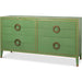 Gabriella Chest of Drawers by Sarreid Ltd.. Made from wood, embossed shagreen leather in a modern style.