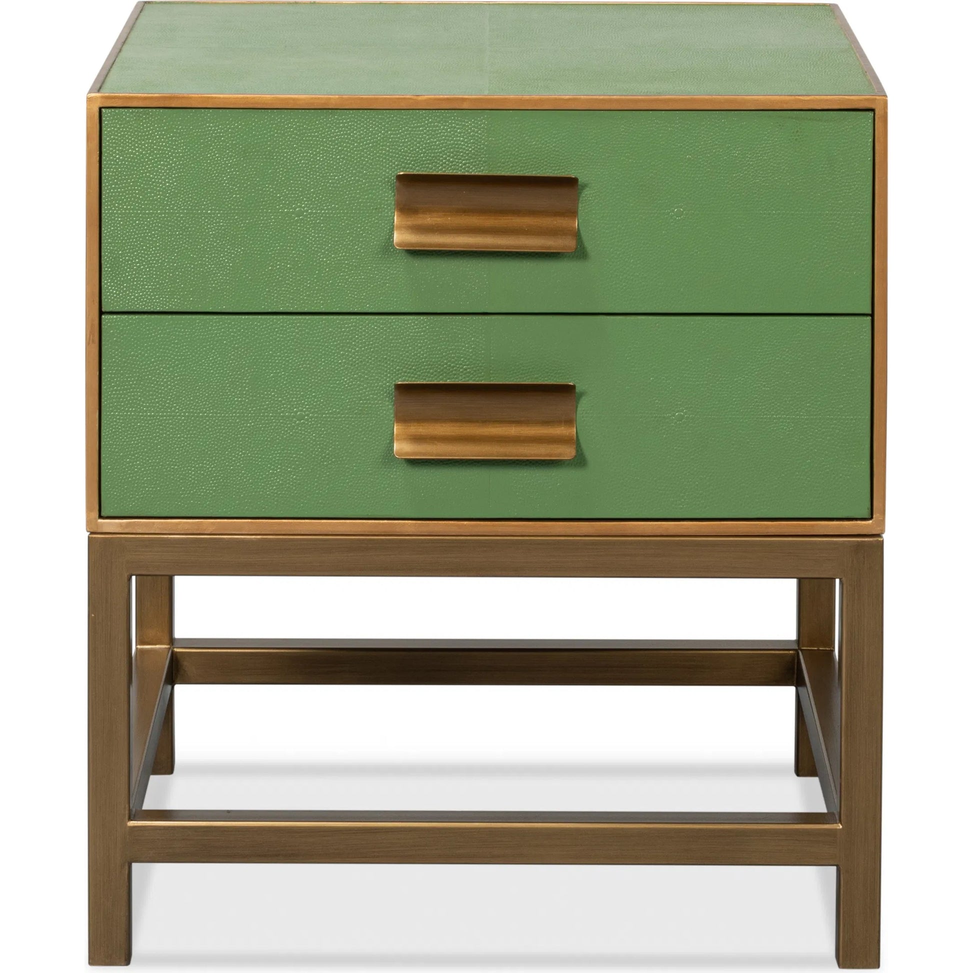 Gideon Shagreen Side Table by Sarreid Ltd.. Made from unique in a transitional style.