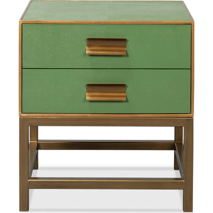Gideon Shagreen Side Table by Sarreid Ltd.. Made from unique in a transitional style.