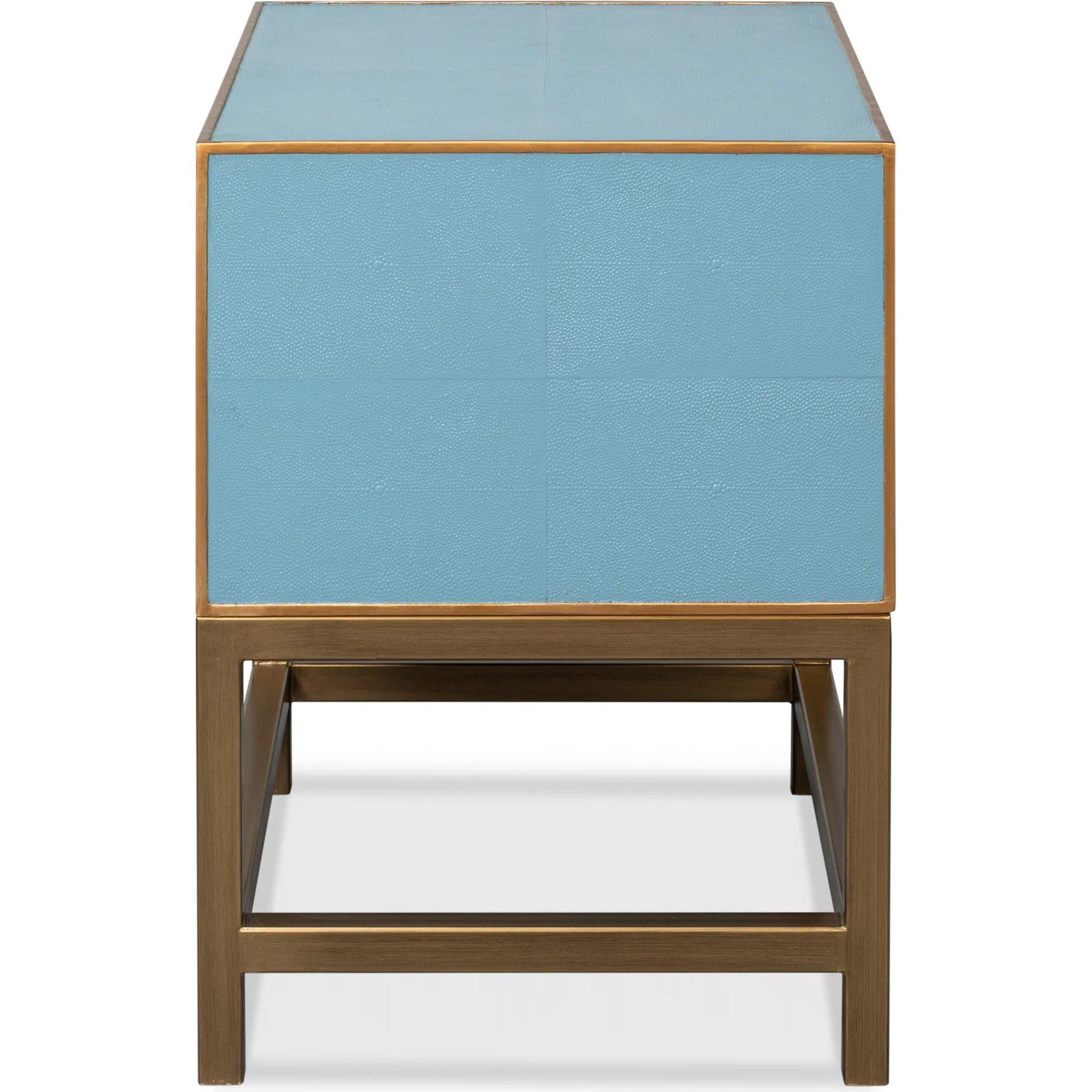 Gideon Shagreen Side Table by Sarreid Ltd.. Made from unique in a transitional style.