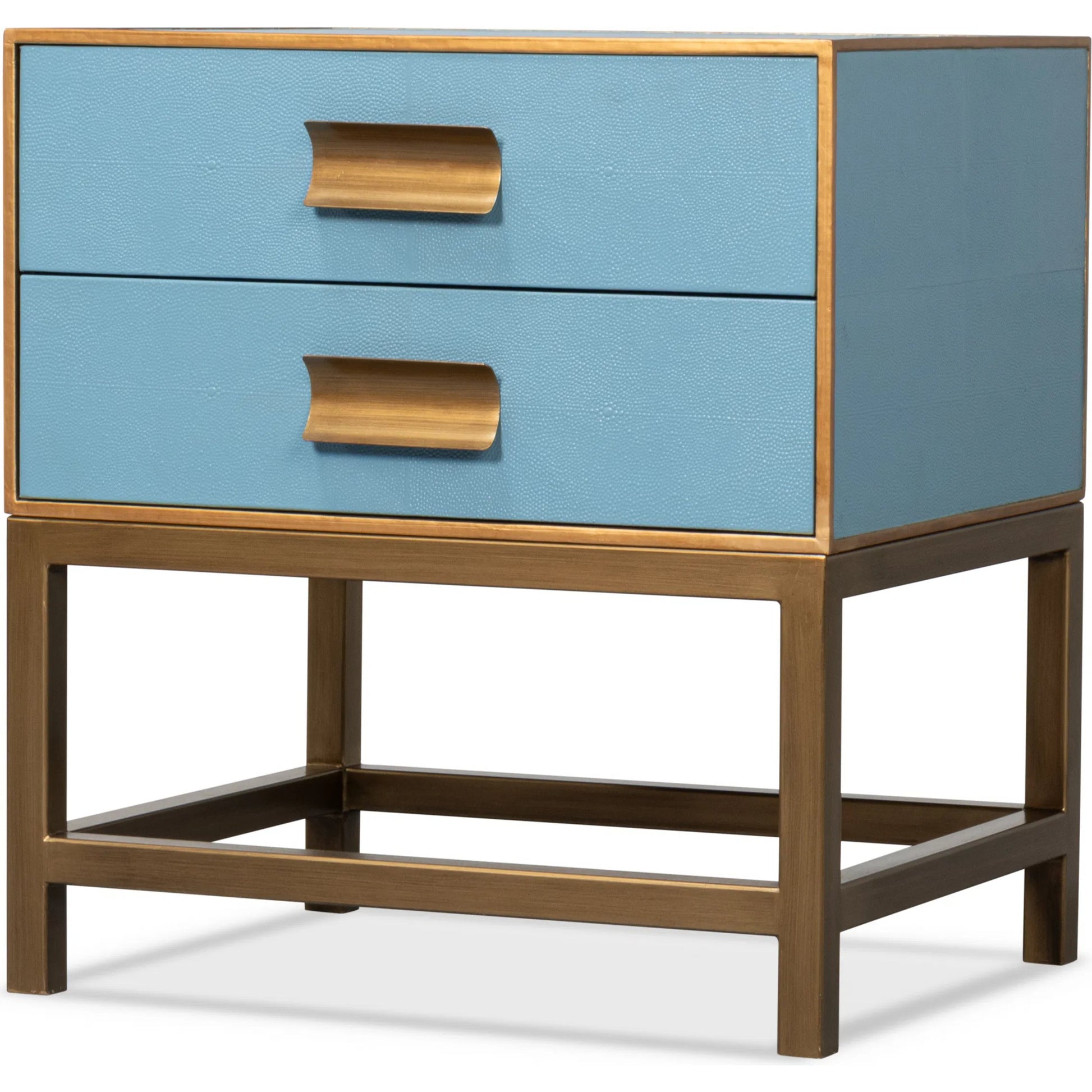 Gideon Shagreen Side Table by Sarreid Ltd.. Made from unique in a transitional style.