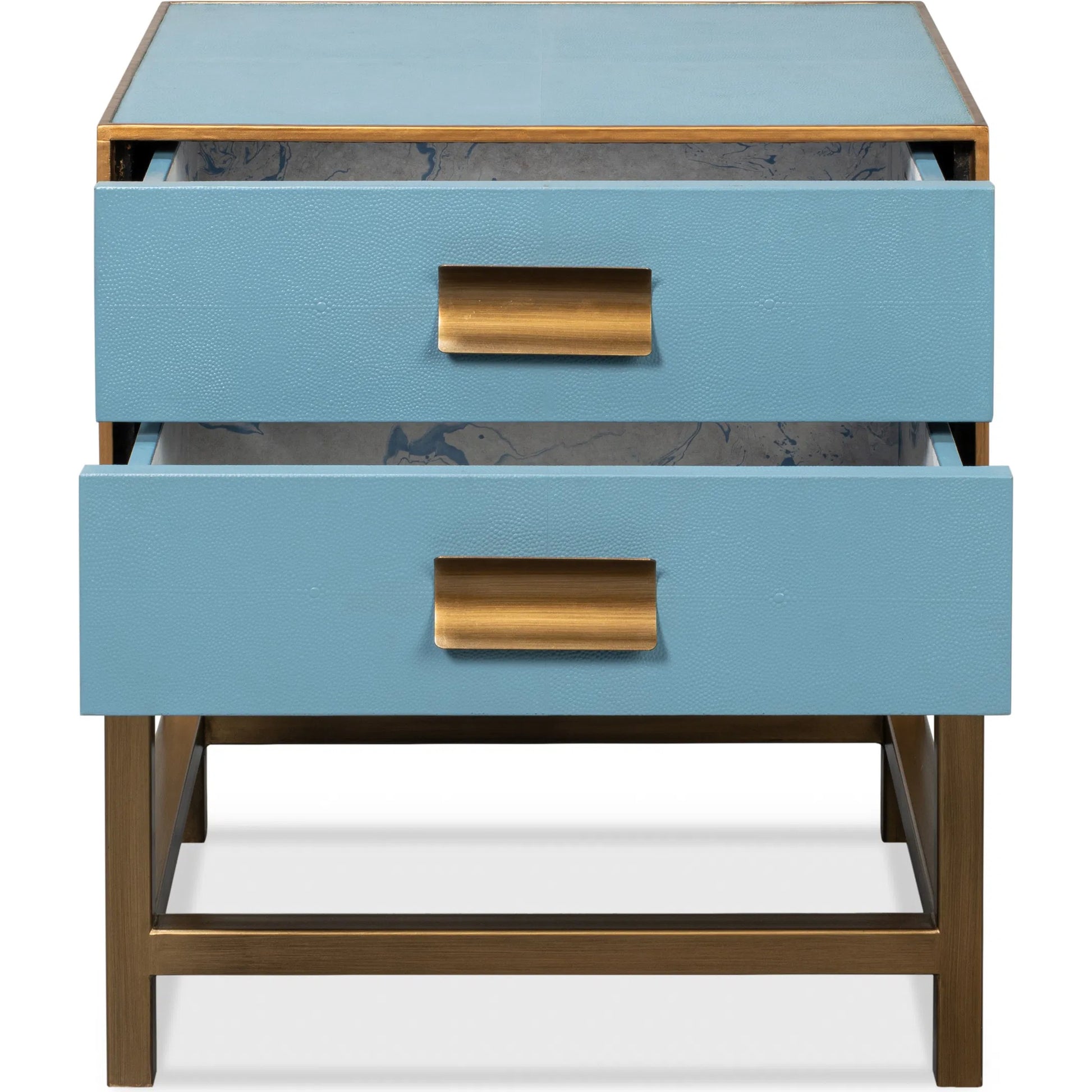 Gideon Shagreen Side Table by Sarreid Ltd.. Made from unique in a transitional style.