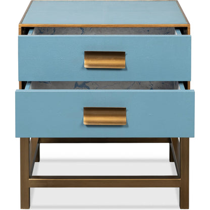 Gideon Shagreen Side Table by Sarreid Ltd.. Made from unique in a transitional style.