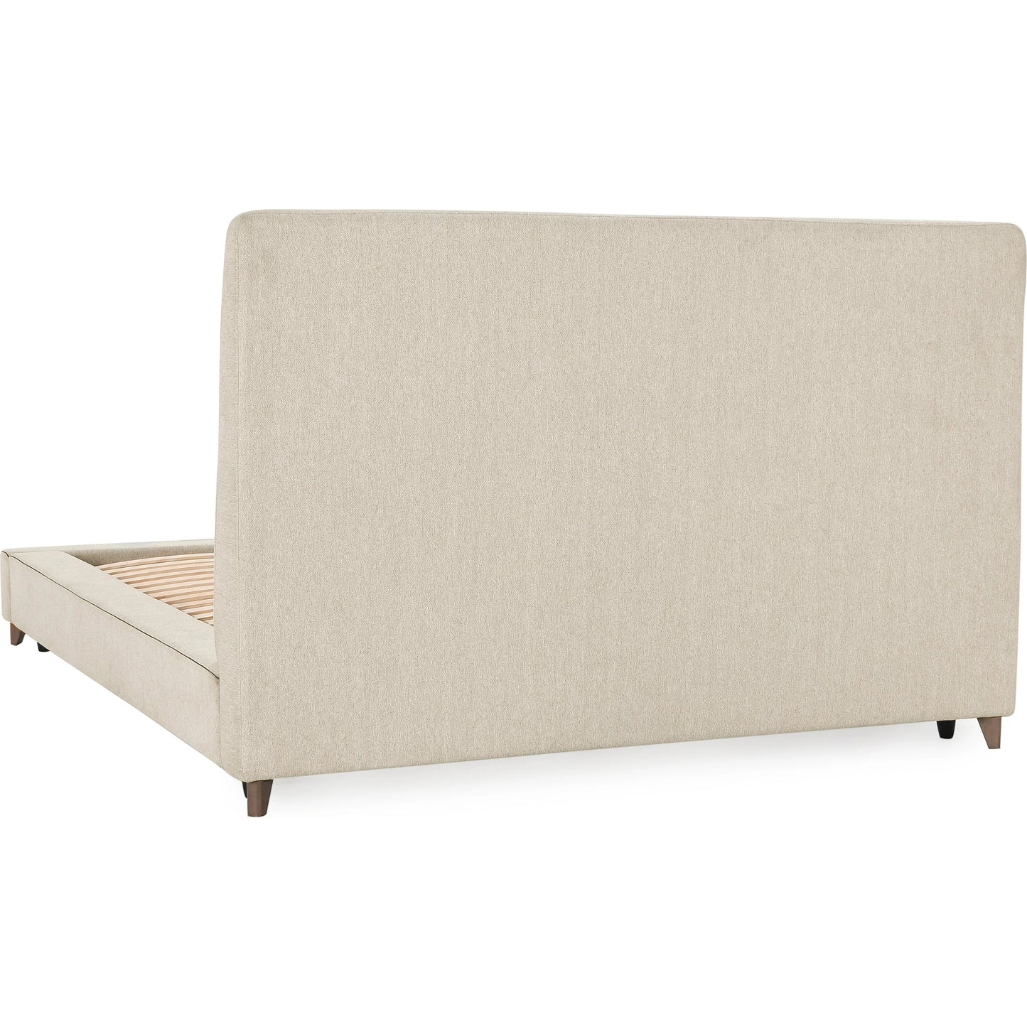020 SI-2160335 | Additional Silo | Tate Upholstered Bed by Classic Home in cream. Made from 86.5% polyester, 10% viscose, 3.5% nylon, acacia wood, pu foam, polyester fiber padding in a modern style.