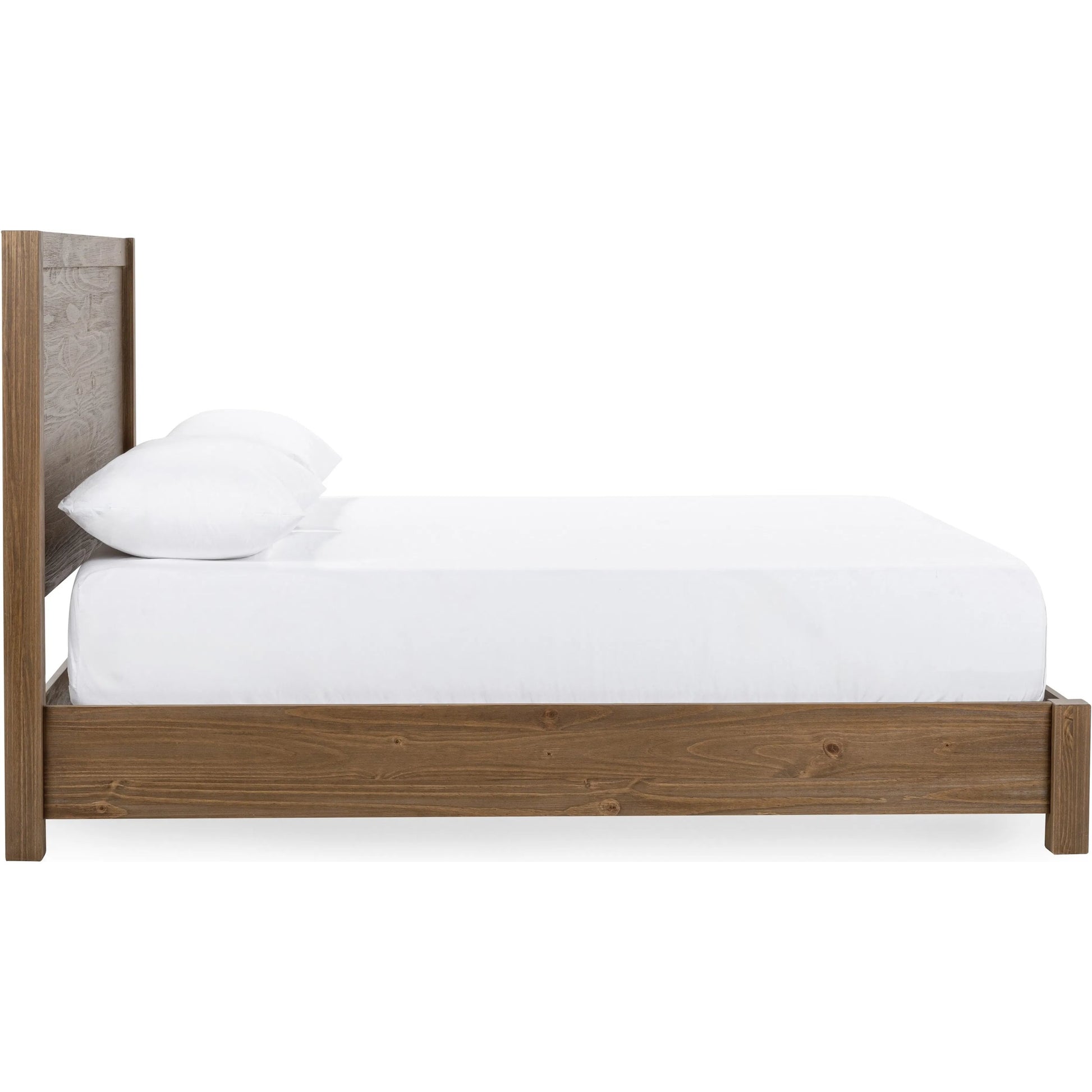 Fenmore Eastern Bed by Kosas Home in honey brown. Made from pine wood in a unique style.