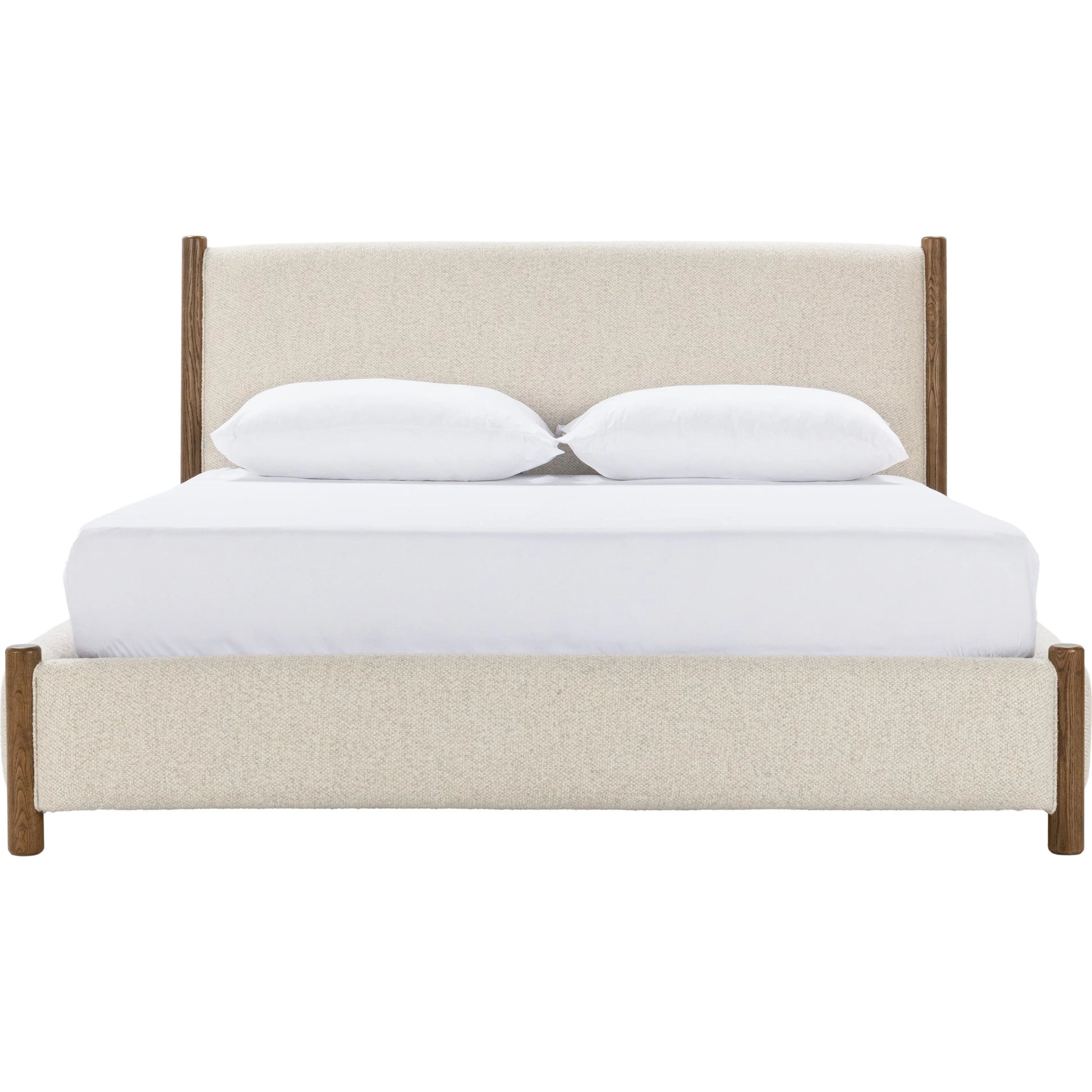 Bennington Bed by Classic Home in dusty beige. Made from unique in a transitional style.