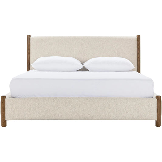 Bennington Bed by Classic Home in dusty beige. Made from unique in a transitional style.