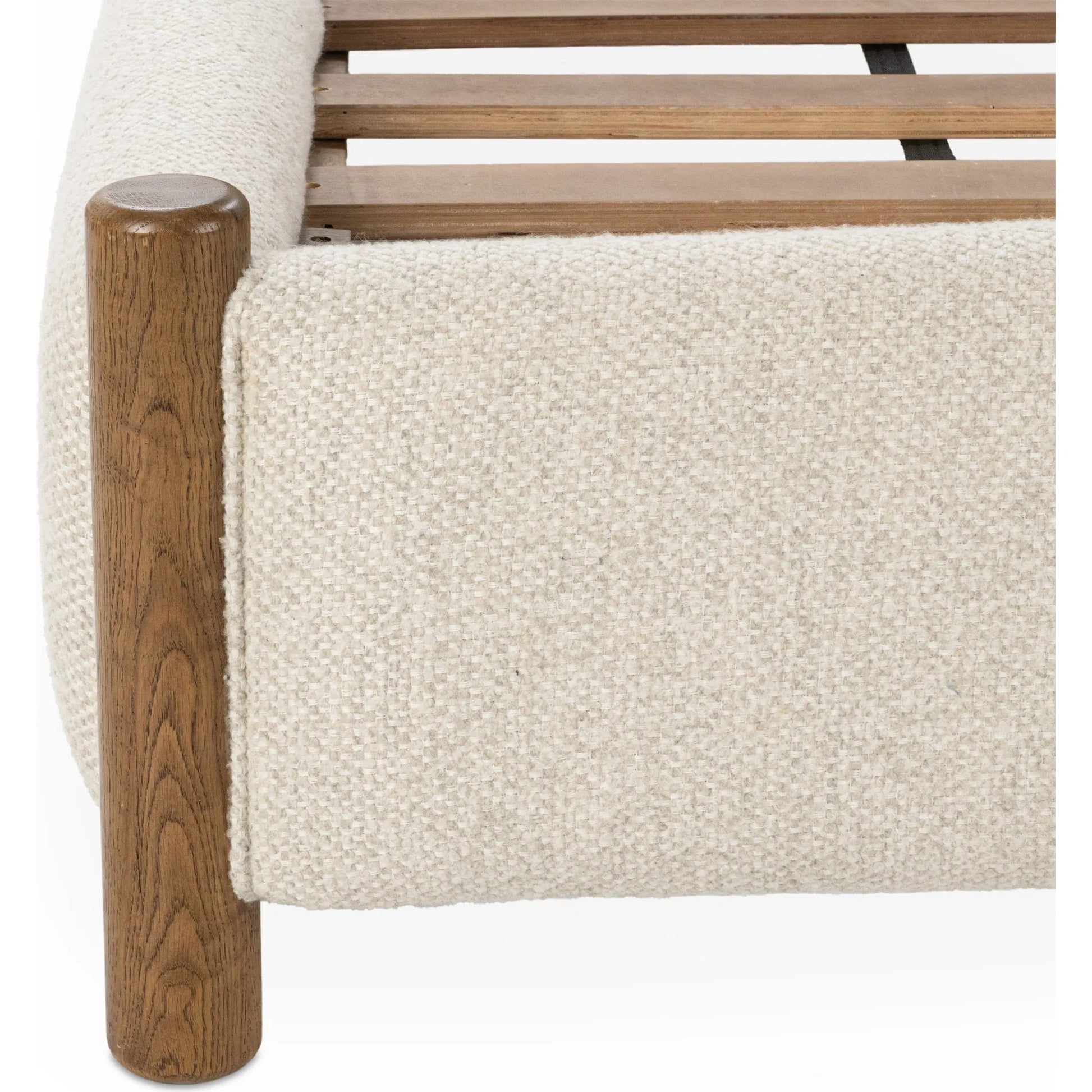 Bennington Bed by Classic Home in dusty beige. Made from unique in a transitional style.