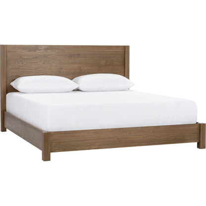 Fenmore Eastern Bed by Kosas Home in honey brown. Made from pine wood in a unique style.