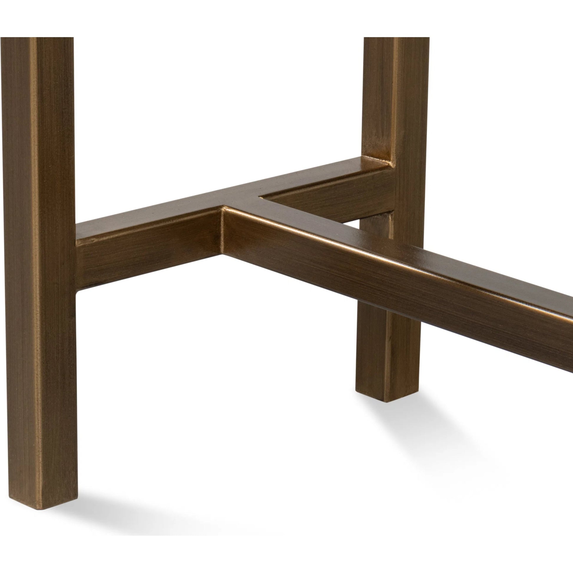 Gideon Shagreen Console by Sarreid Ltd.. Made from wood, leather in a unique style.