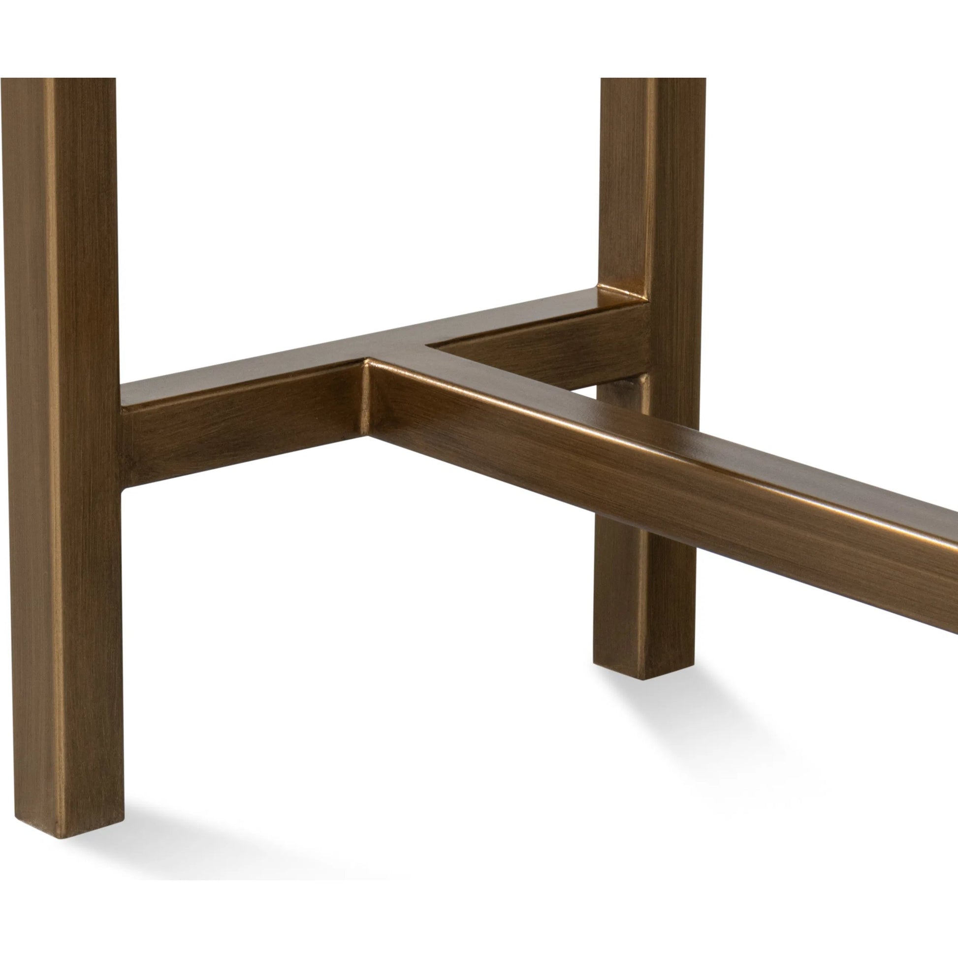 Gideon Shagreen Console by Sarreid Ltd.. Made from wood, leather in a unique style.