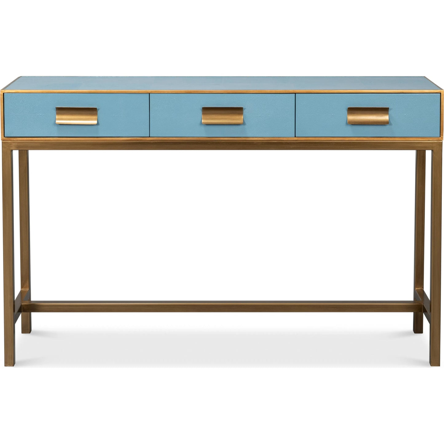 015 SI-2238566 | Additional Silo | Gideon Shagreen Console by Sarreid Ltd.. Made from wood, leather in a unique style.