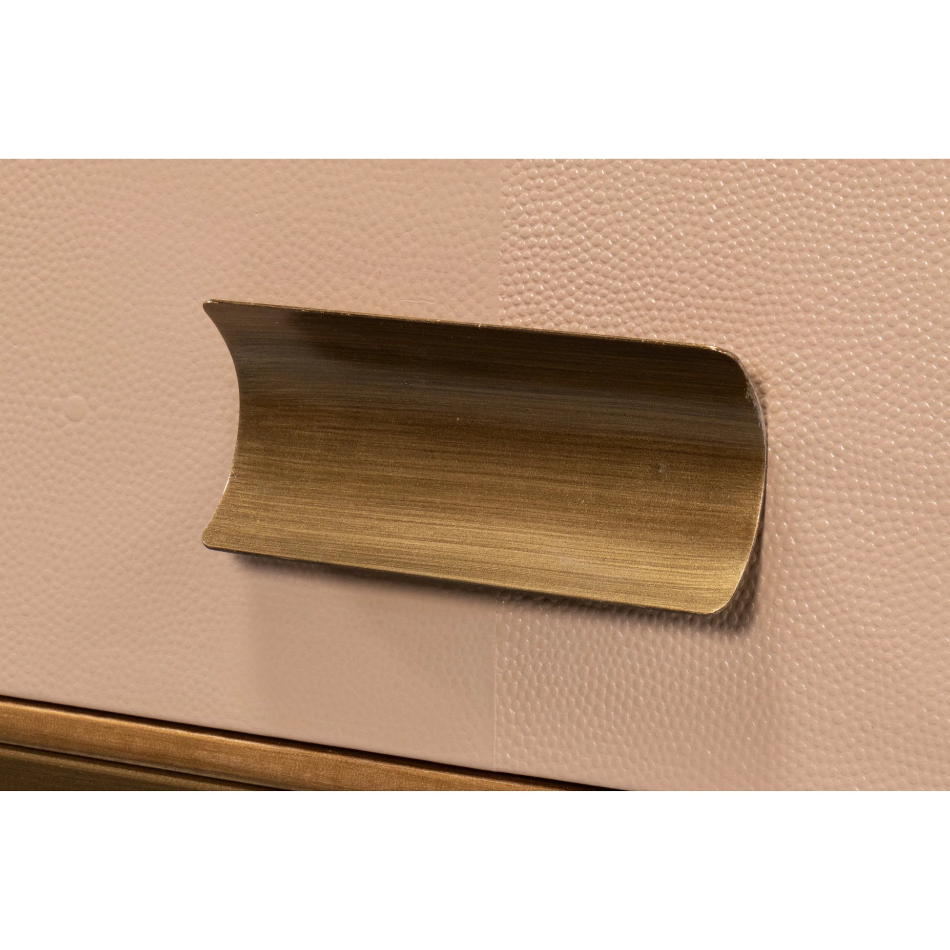 Gideon Shagreen Console by Sarreid Ltd.. Made from wood, leather in a unique style.