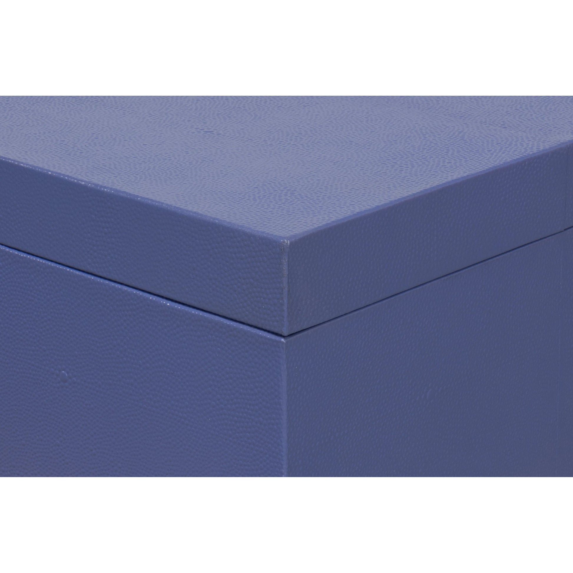 Cosmos Nesting Boxes by Sarreid Ltd.. Made from shagreen leather, wood, brass in a transitional style.