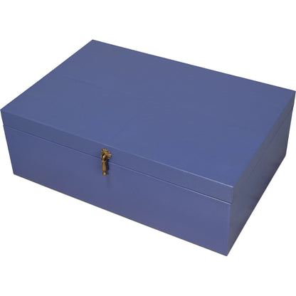 Cosmos Nesting Boxes by Sarreid Ltd.. Made from shagreen leather, wood, brass in a transitional style.