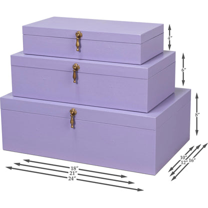 Cosmos Nesting Boxes by Sarreid Ltd.. Made from shagreen leather, wood, brass in a transitional style.