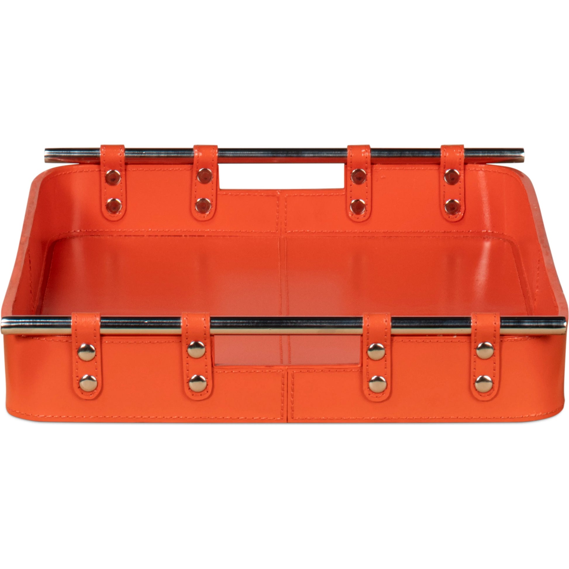 Safari Leather Tray by Sarreid Ltd.. Made from leather, wood, steel in a modern style.