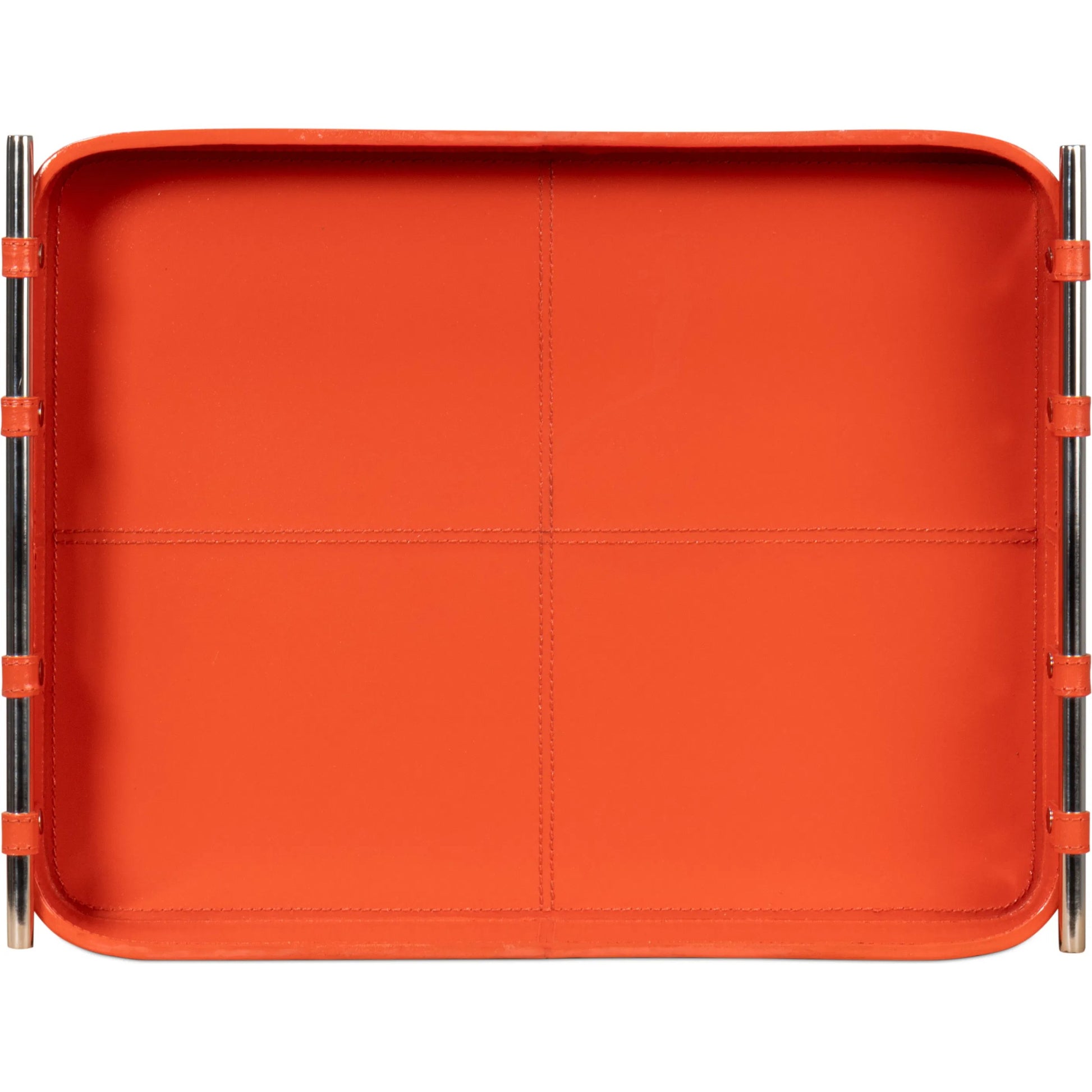 Safari Leather Tray by Sarreid Ltd.. Made from leather, wood, steel in a modern style.