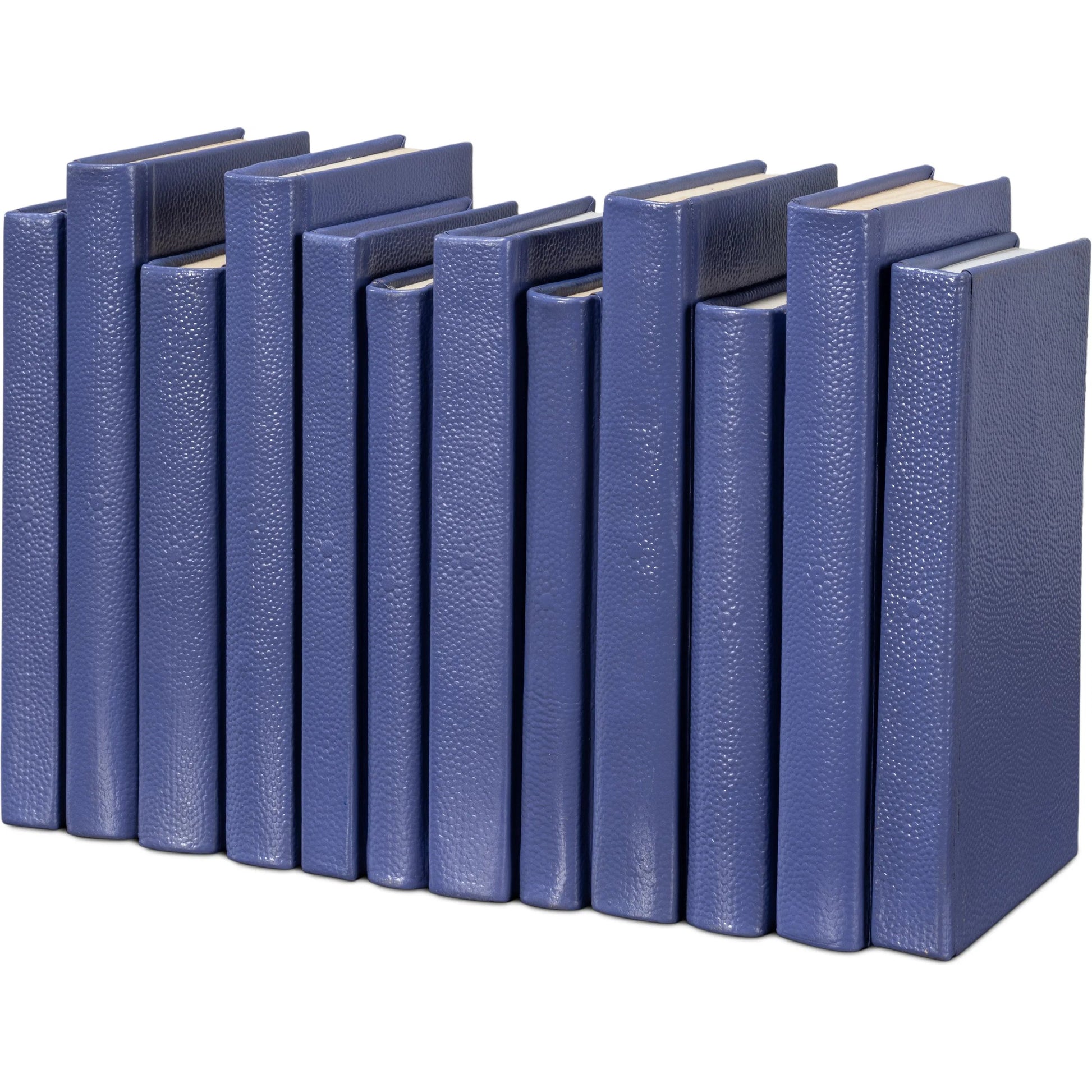 Shagreen Books by Sarreid Ltd.. Made from shagreen leather, paper in a eclectic & global style.