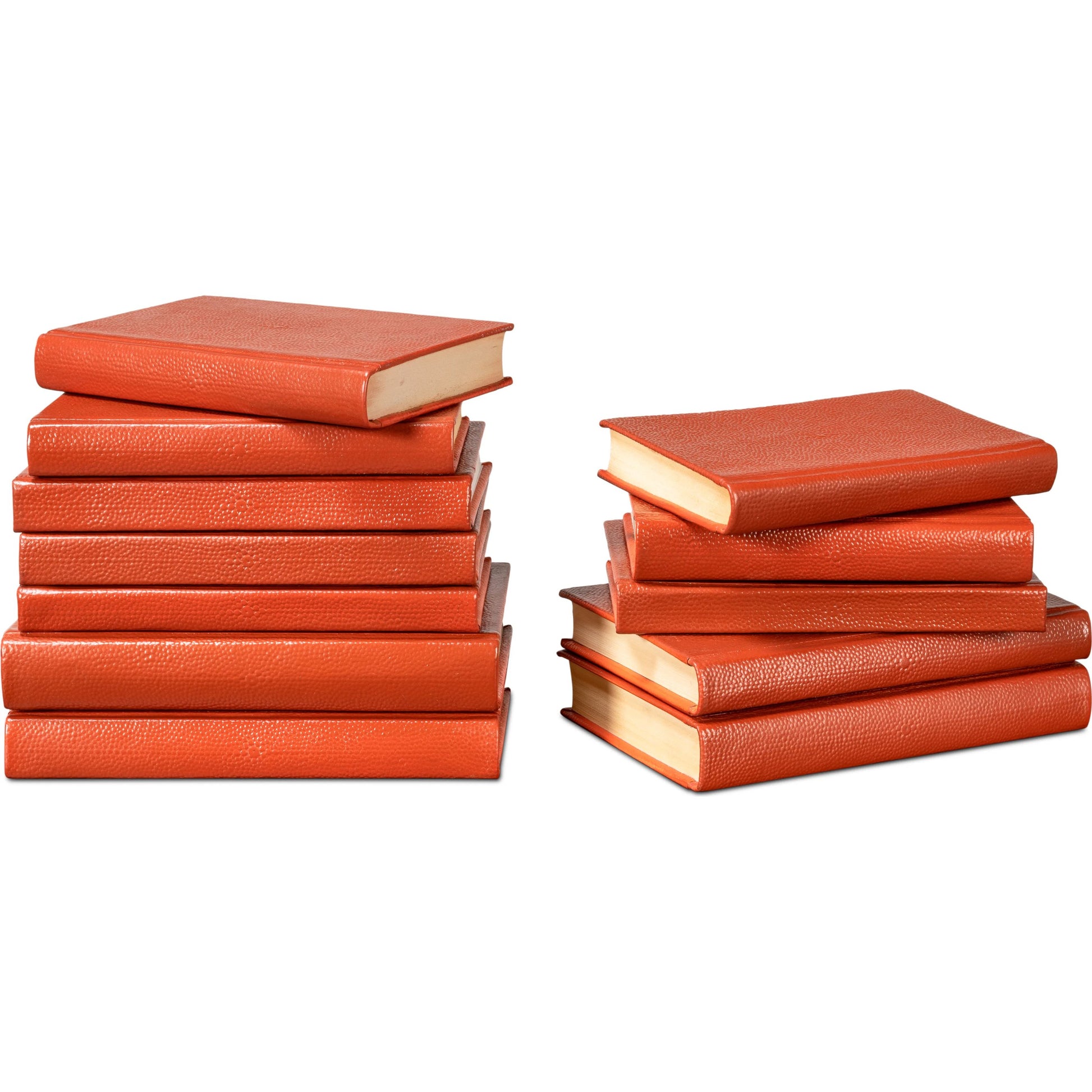 Shagreen Books by Sarreid Ltd.. Made from shagreen leather, paper in a eclectic & global style.