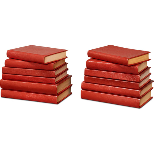 Shagreen Books by Sarreid Ltd.. Made from shagreen leather, paper in a unique style.