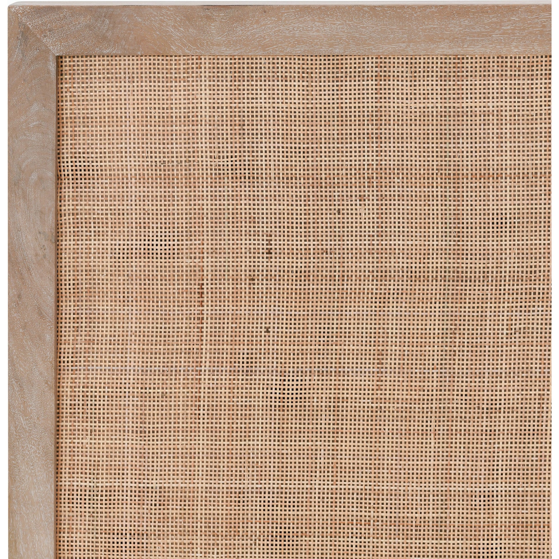 Jensen Mango Wood Bed by Classic Home in taupe. Made from mango wood, cane in a cottage & farmhouse style.