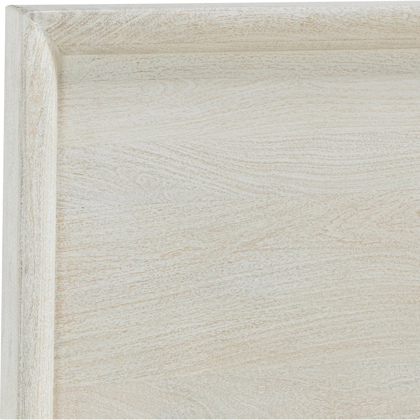 008 SI-2160337 | Closeup | Reece Mango Wood Bed by Classic Home in white. Made from mango wood in a modern style.