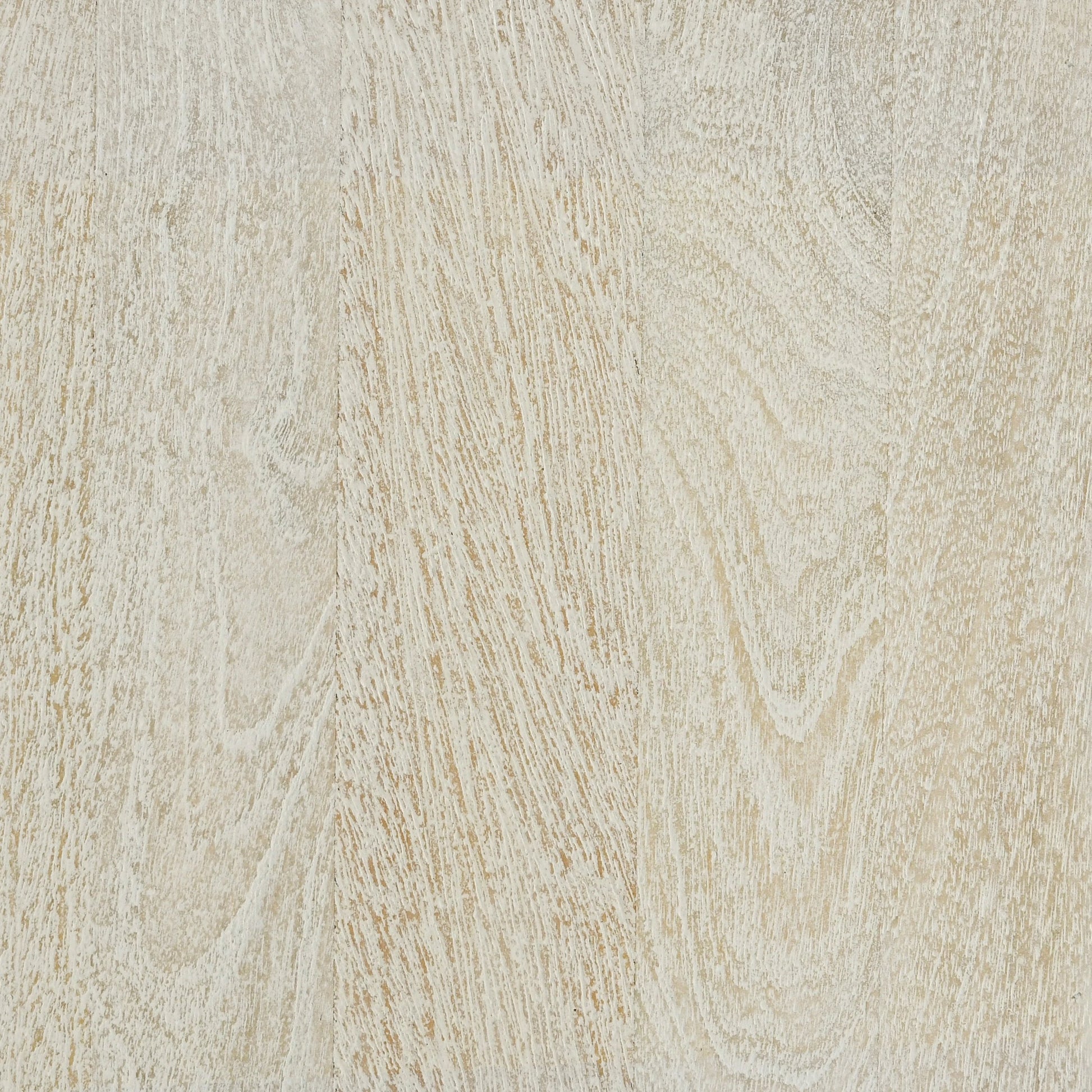 Reece Mango Wood Bed by Classic Home in white. Made from mango wood in a modern style.