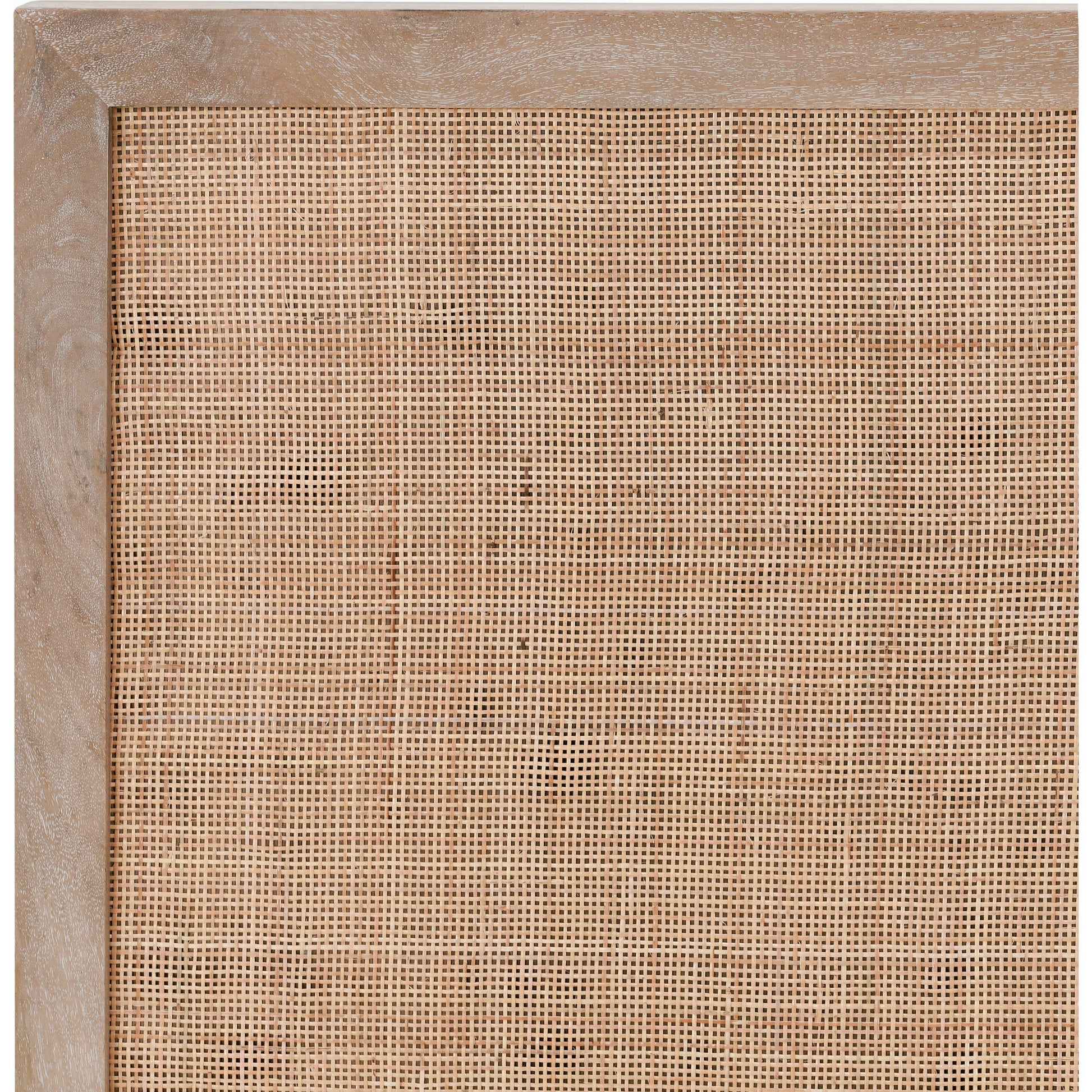 Jensen Mango Wood Bed by Classic Home in taupe. Made from mango wood, cane in a cottage & farmhouse style.