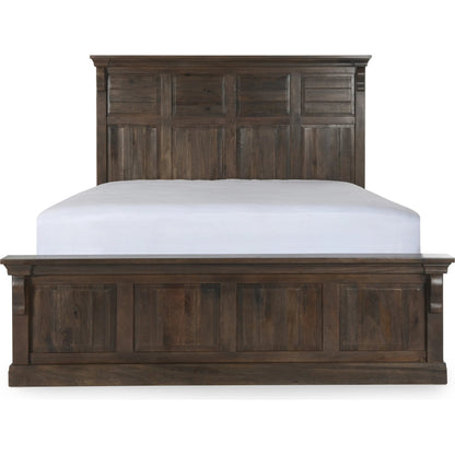 Adelaide Mango Wood Bed by Classic Home in brown. Made from mango wood in a traditional style.