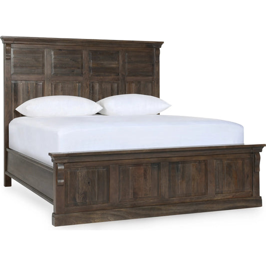Adelaide Mango Wood Bed by Classic Home in brown. Made from mango wood in a unique style.