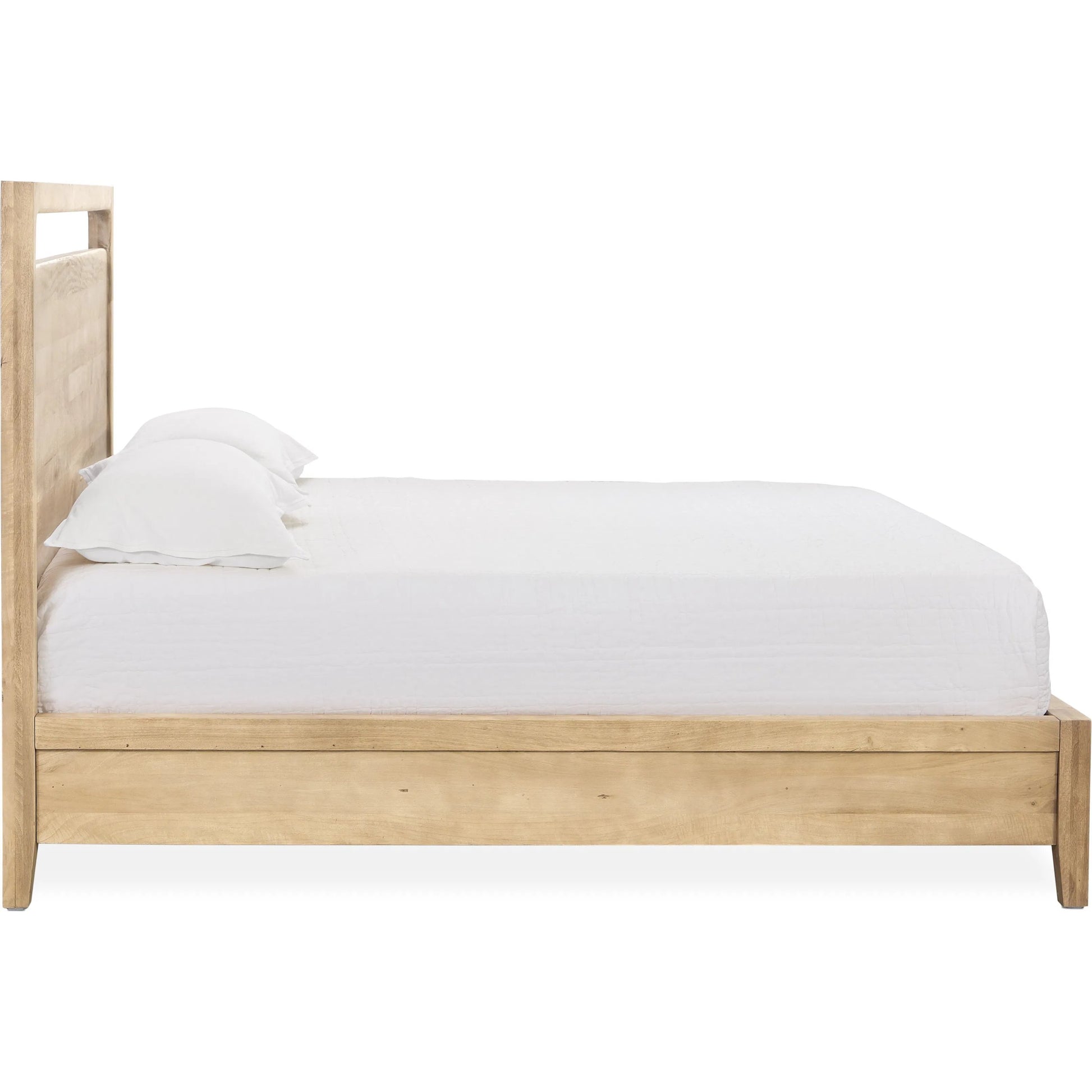 Laguna Mango Wood Platform Bed by Classic Home in natural. Made from mango wood in a unique style.