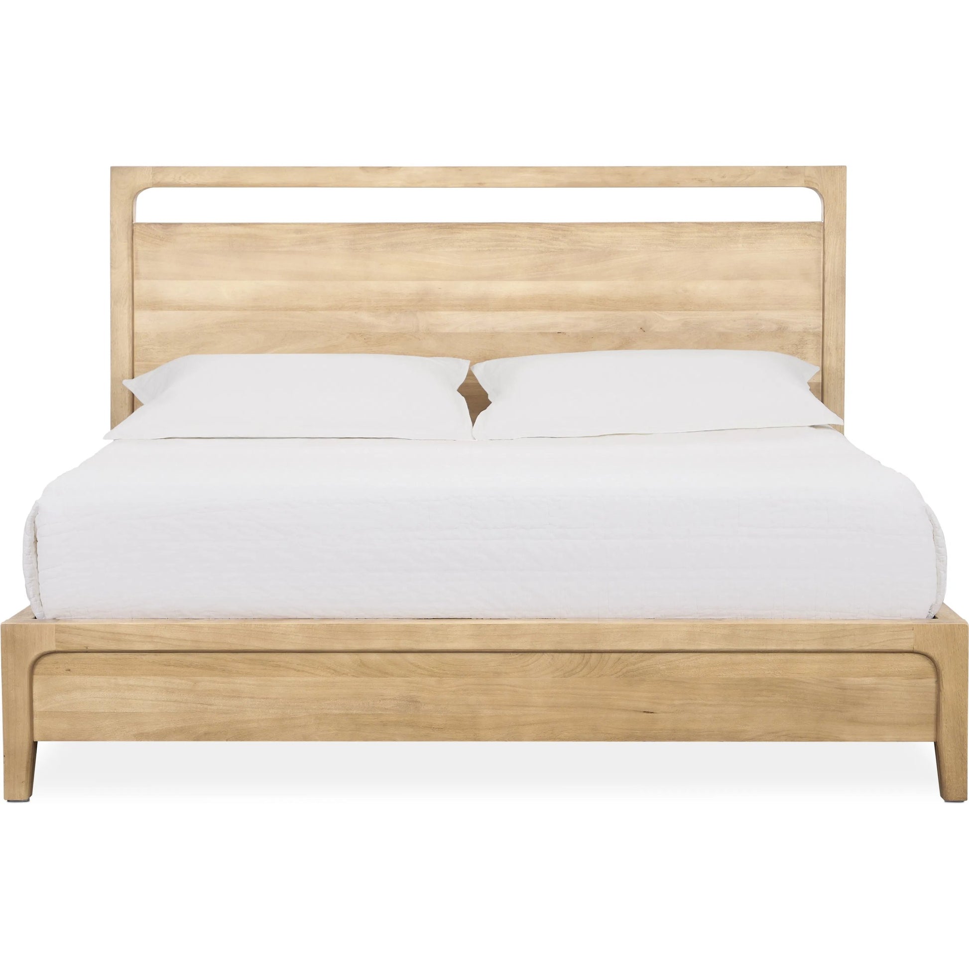 Laguna Mango Wood Platform Bed by Classic Home in natural. Made from mango wood in a unique style.