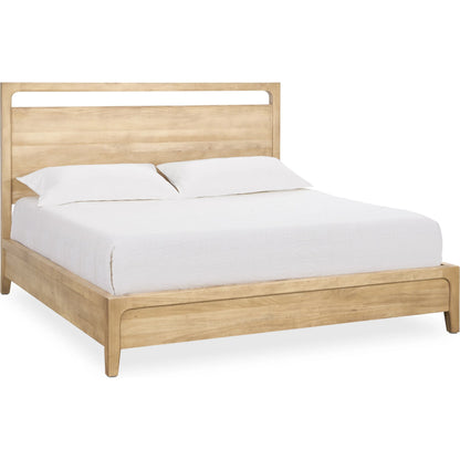 Laguna Mango Wood Platform Bed by Classic Home in natural. Made from mango wood in a unique style.