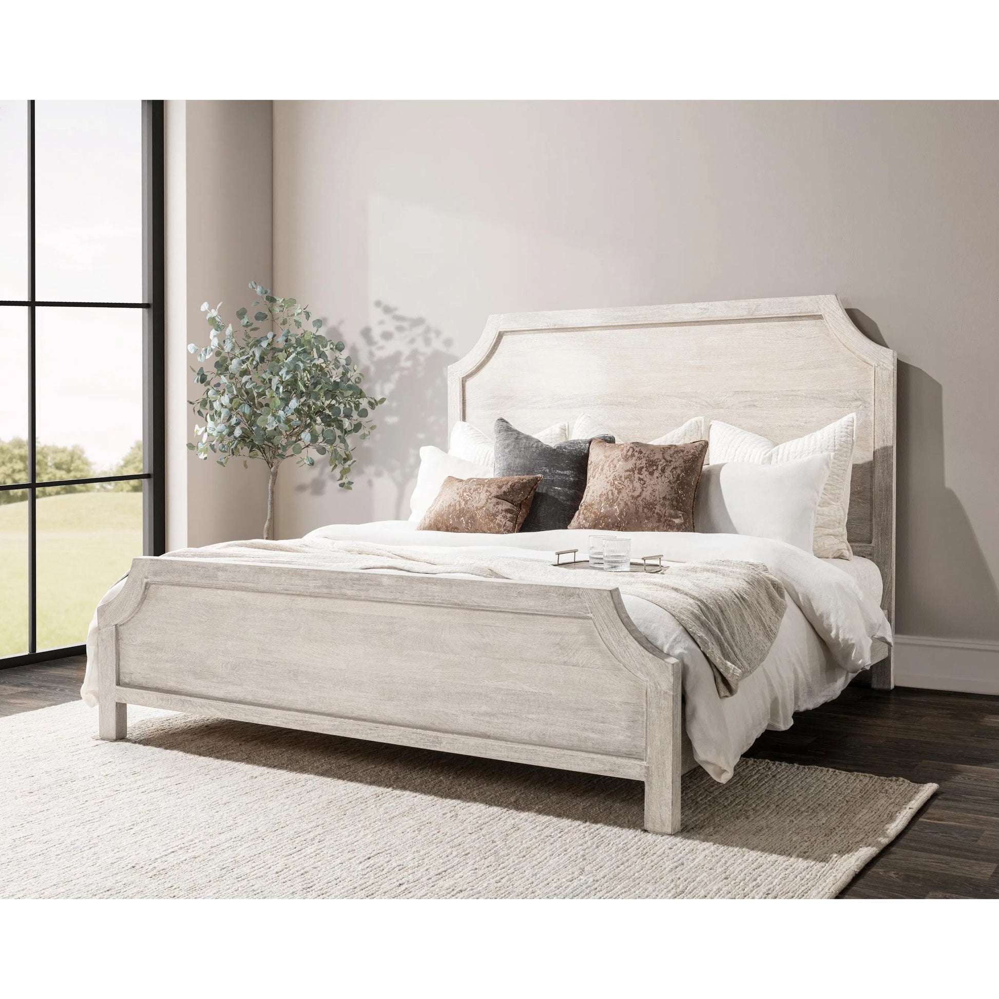 Westmont Mango Wood Bed by Classic Home. Made from mango wood in a transitional style.