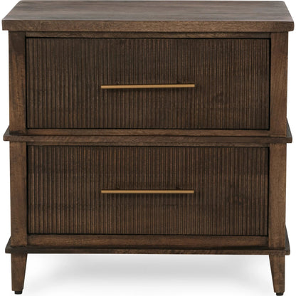 Westlake 2-Drawer Mango Wood Nightstand by Classic Home. Made from mango wood in a traditional style.