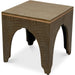 Croco Embossed Leather Stool by Sarreid Ltd.. Made from leather, wood in a unique style.