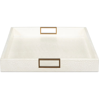 Norton Leather Tray by Sarreid Ltd.. Made from unique in a modern style.