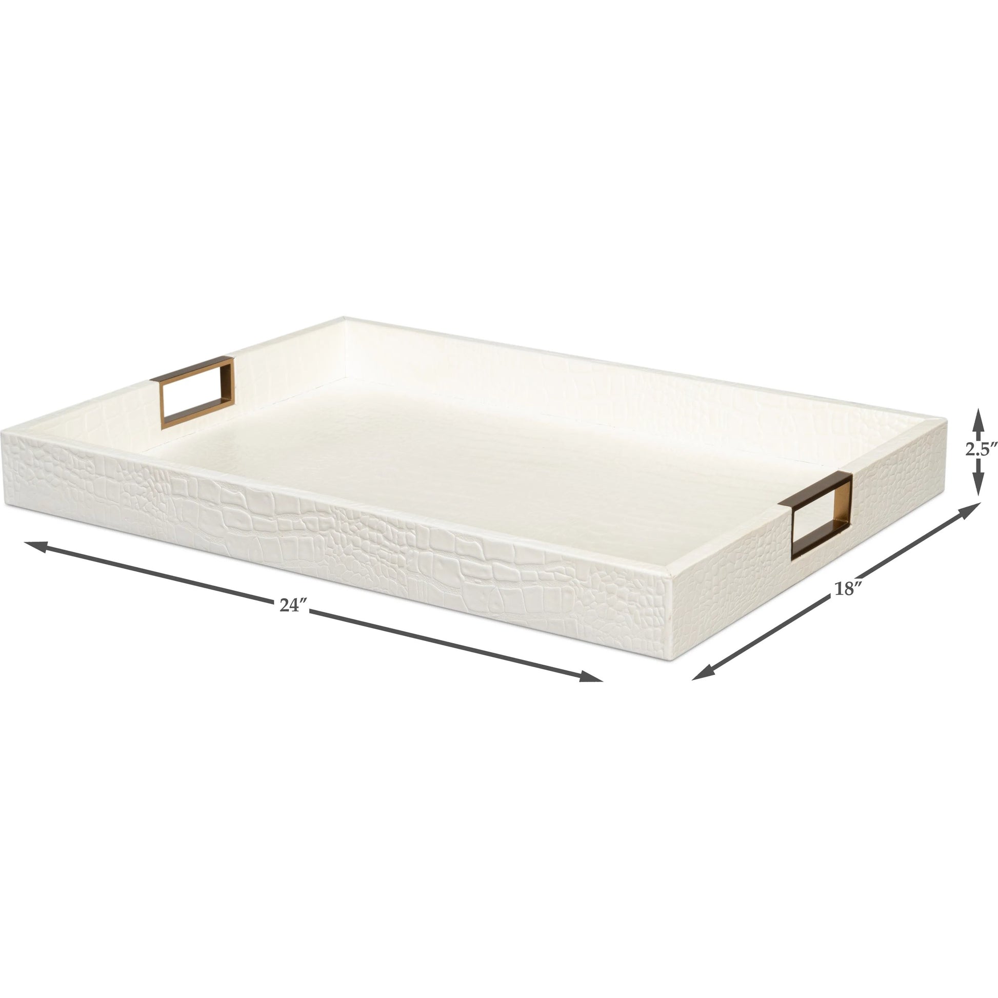 Norton Leather Tray by Sarreid Ltd.. Made from unique in a modern style.