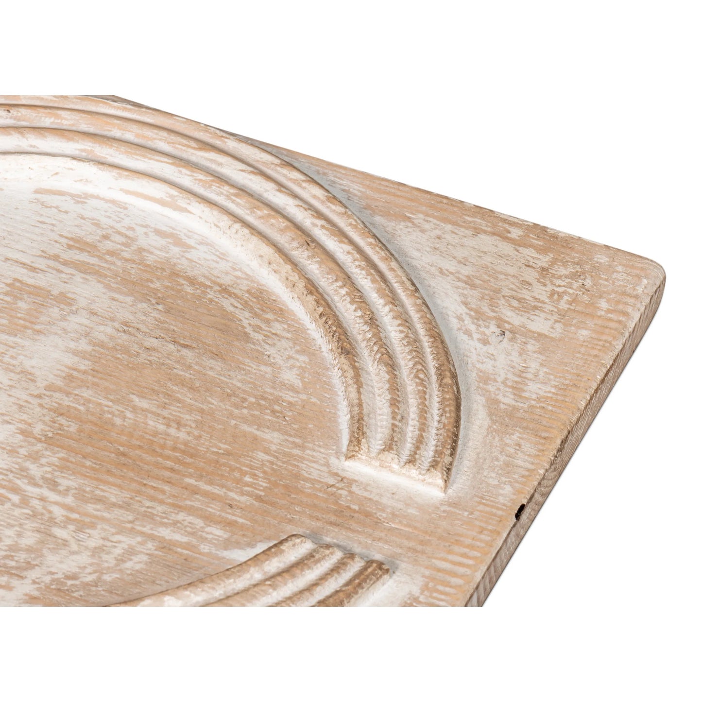 010 SI-2238606 | Closeup | Rupert Carved Panel by Sarreid Ltd. in natural. Made from reclaimed pine wood in a rustic style.