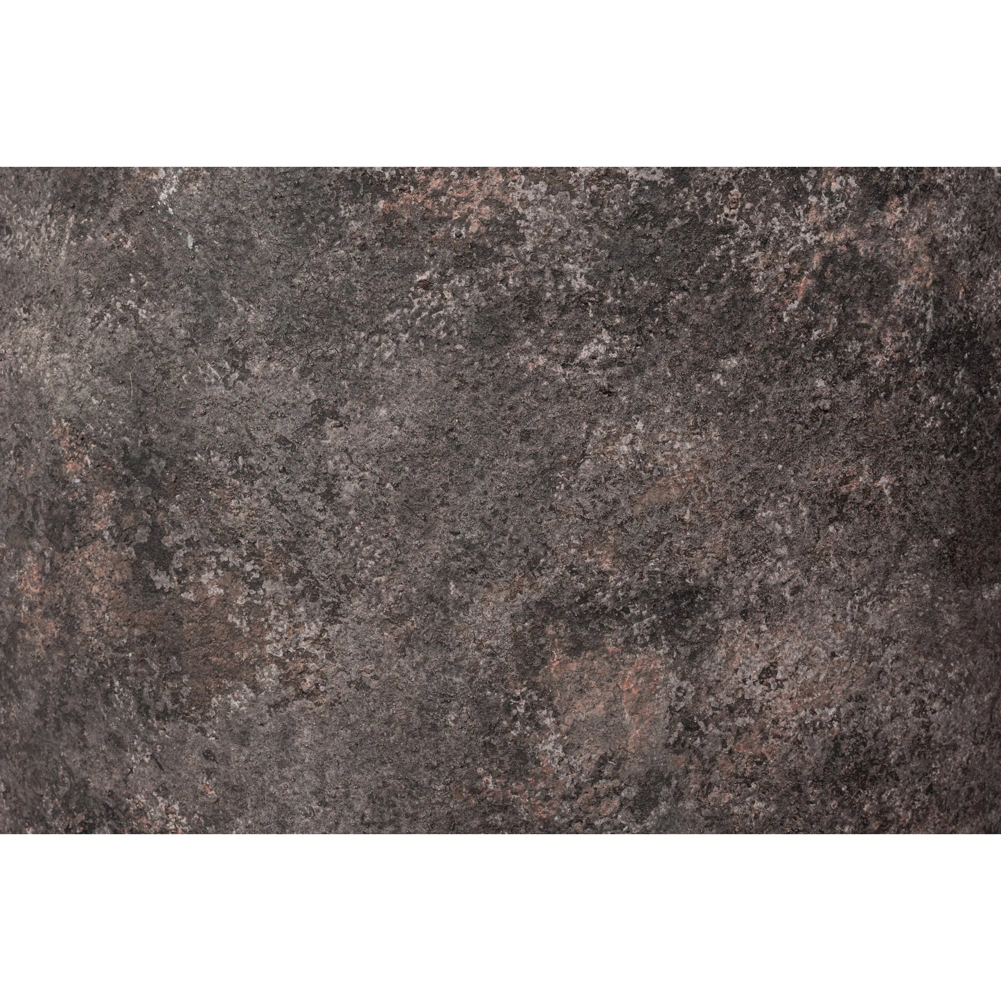 002 SI-2238613 | Additional Silo | De Velde Decorative Pot by Sarreid Ltd. in mottled black, terra cotta. Made from pottery in a unique style.