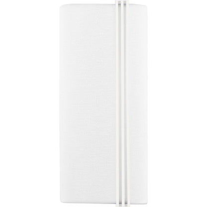 Downing Wall Sconce by Hudson Valley in polished nickel. Made from steel in a transitional style.