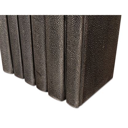 Shagreen Books by Sarreid Ltd.. Made from shagreen leather, paper in a eclectic & global style.
