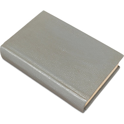 Shagreen Books by Sarreid Ltd.. Made from shagreen leather, paper in a eclectic & global style.