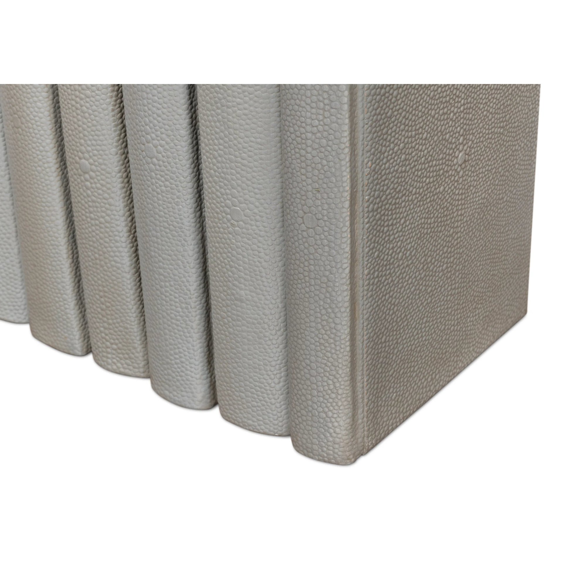 Shagreen Books by Sarreid Ltd.. Made from shagreen leather, paper in a eclectic & global style.