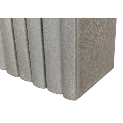 Shagreen Books by Sarreid Ltd.. Made from shagreen leather, paper in a eclectic & global style.