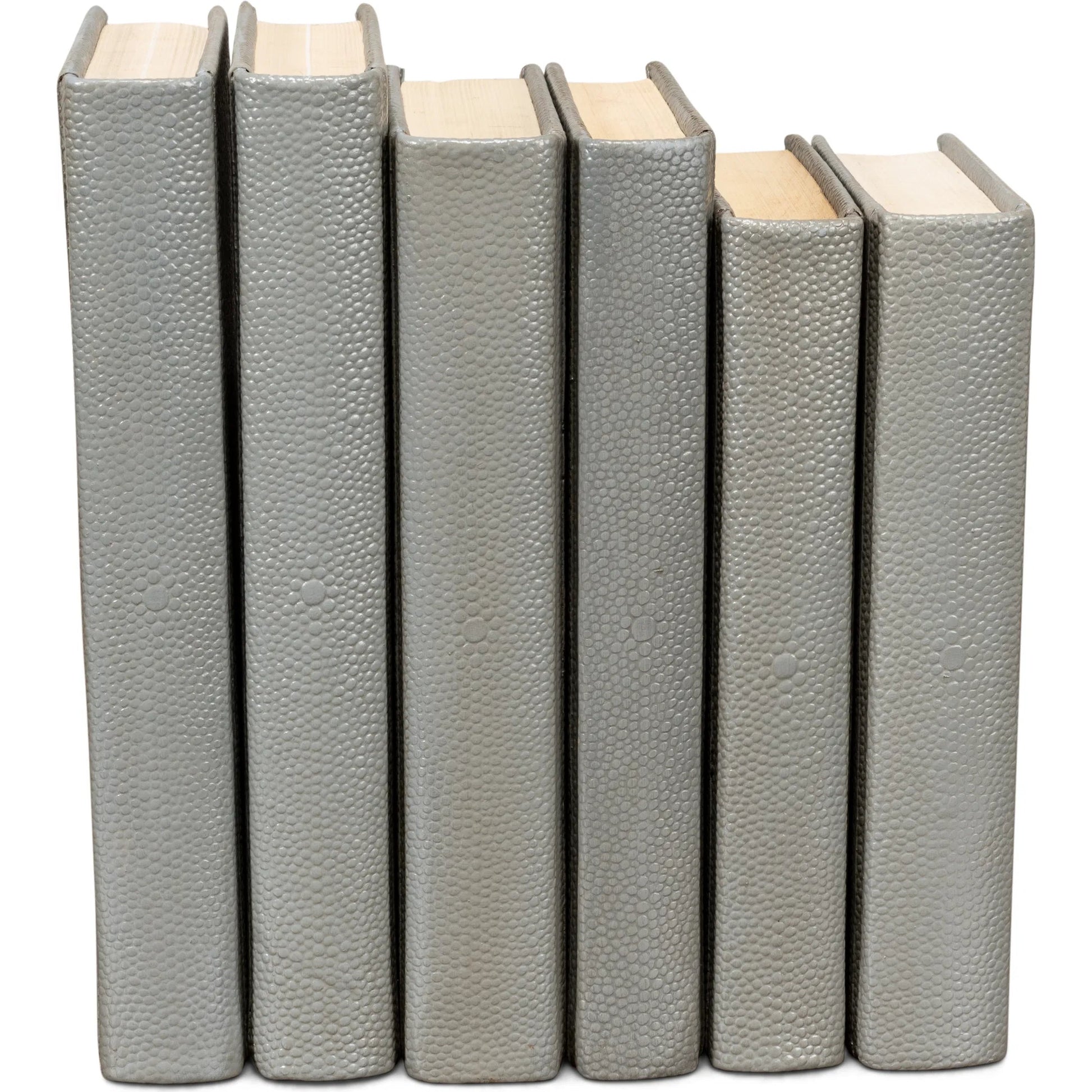 Shagreen Books by Sarreid Ltd.. Made from shagreen leather, paper in a eclectic & global style.
