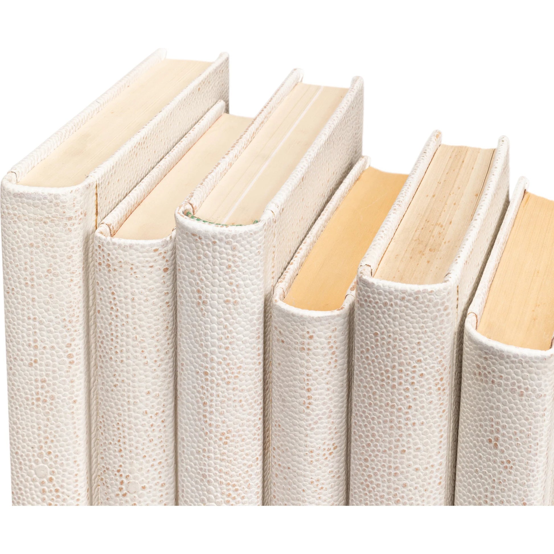 Shagreen Books by Sarreid Ltd.. Made from shagreen leather, paper in a eclectic & global style.