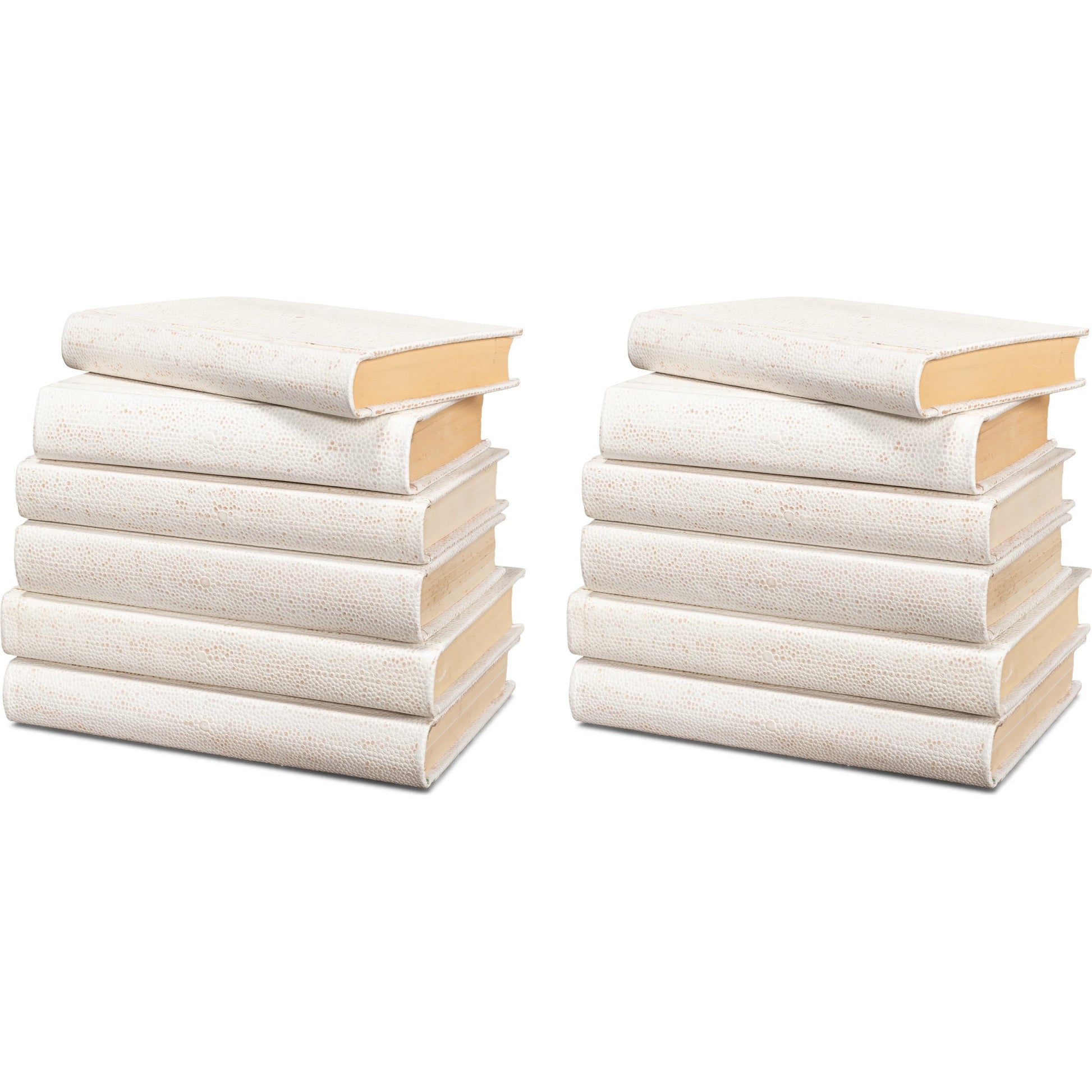 Shagreen Books by Sarreid Ltd.. Made from shagreen leather, paper in a eclectic & global style.