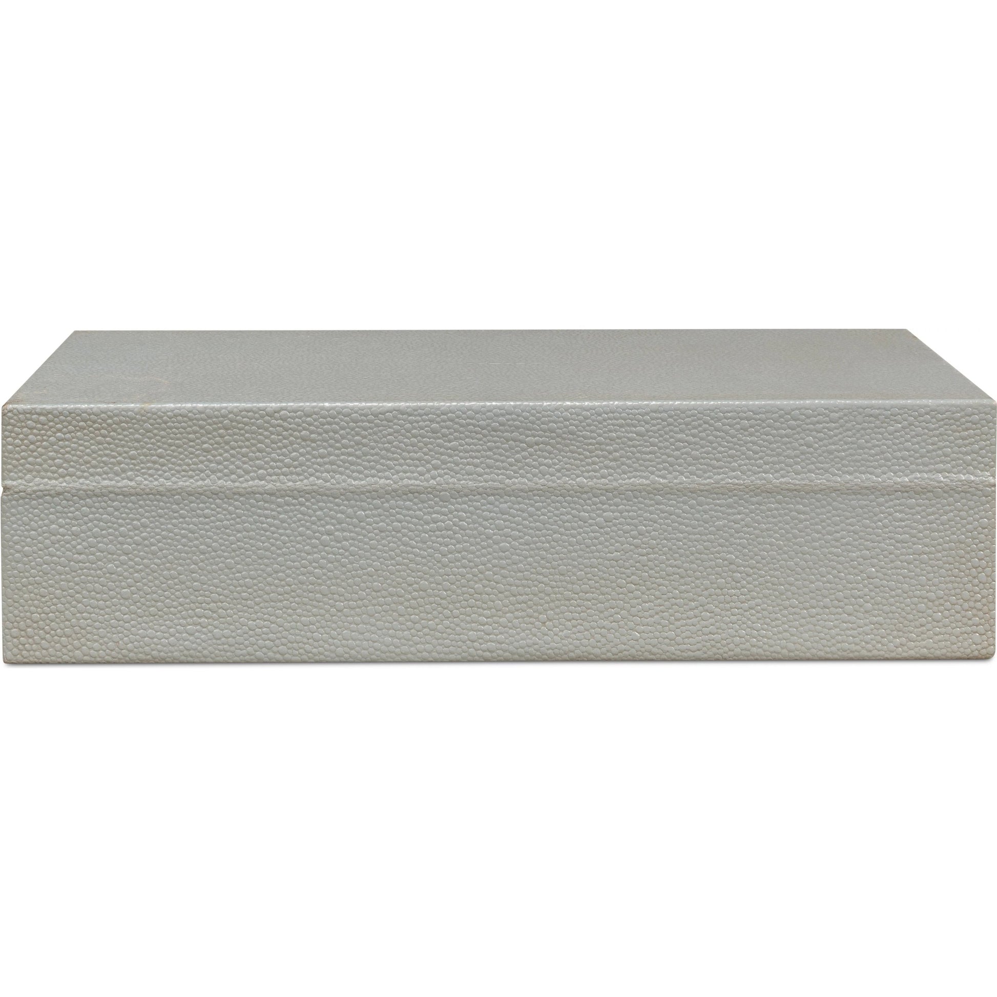 Gastsburg Shagreen Box (Set of 2) by Sarreid Ltd.. Made from leather, paper liner in a eclectic & global style.